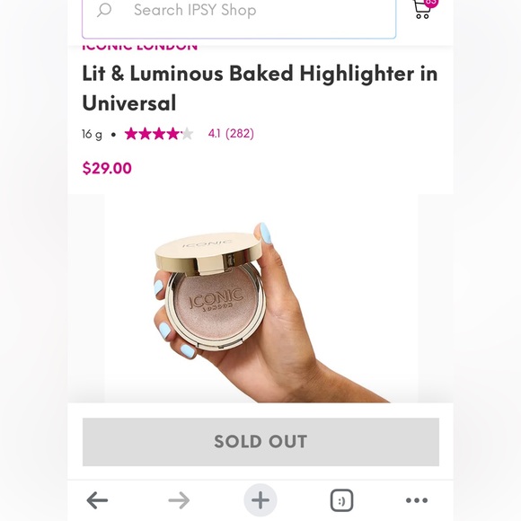 ✨🆕BNIB!Iconic London Lit & Luminous Highlighter in Universal!BN Sealed in Box!✨ - Picture 12 of 13